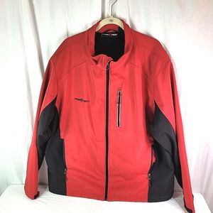 Freetech mens coat 2xl red and black